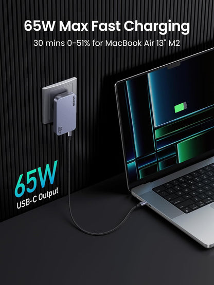 65W USB-C Travel Charger and 55W 10,000mAh Power Bank