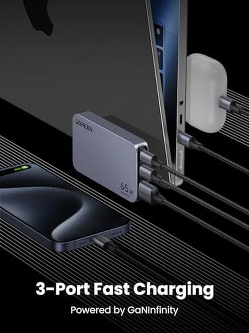 65W USB-C Travel Charger and 55W 10,000mAh Power Bank
