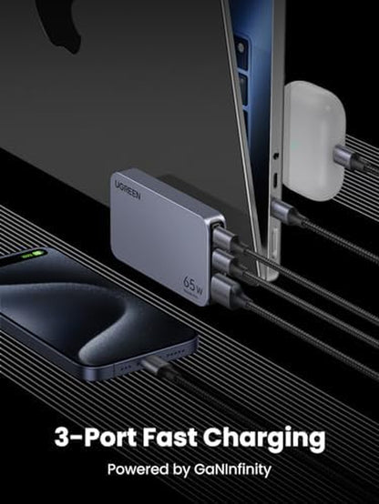 65W USB-C Travel Charger and 55W 10,000mAh Power Bank